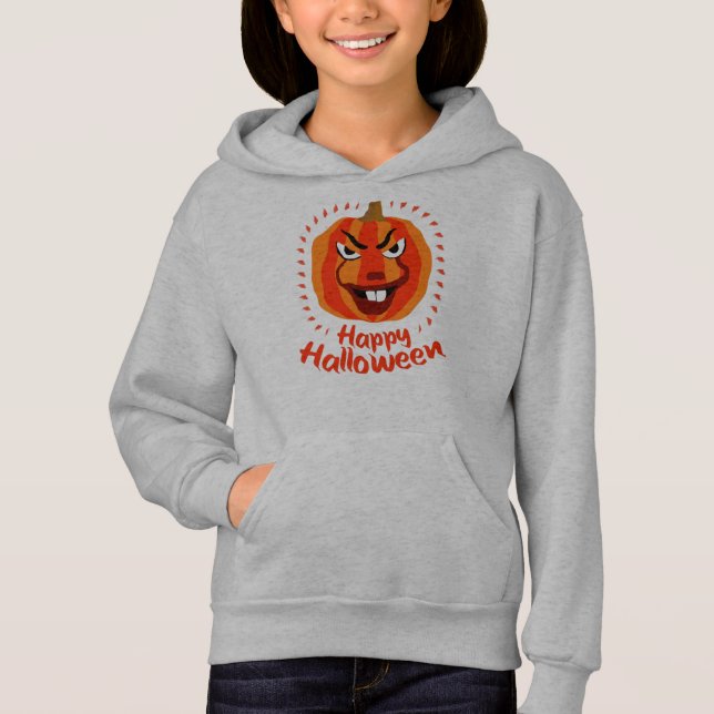 Camiseta 🎃 Feliz Dia das Bruxas - Engraçado, Assustador e  (Frente)