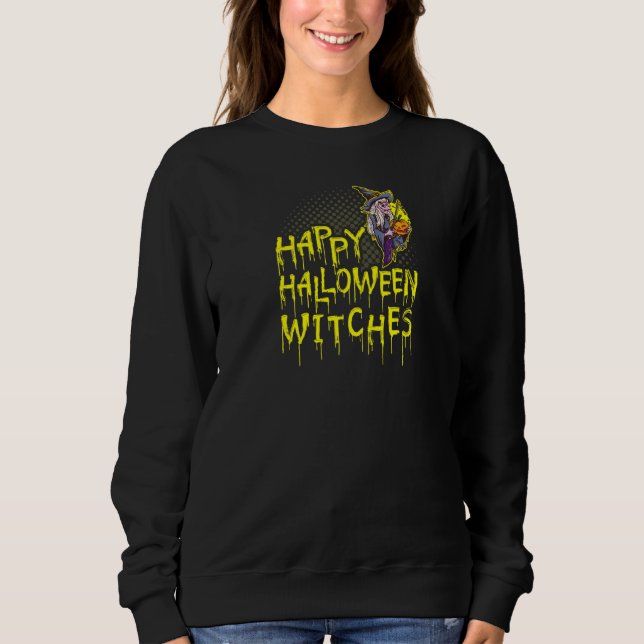 Camiseta Feliz Dia das Bruxas Feiticeiras (Frente)
