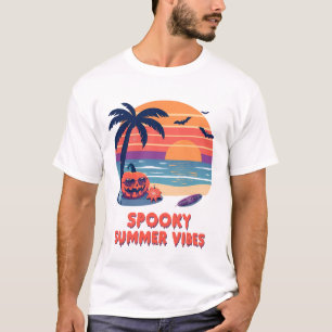 Camiseta Feliz Dia das Bruxas Feliz de Verão, Spooky