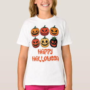 Camiseta Feliz Dia das Bruxas, Jack O Lanterna Cara de Pump