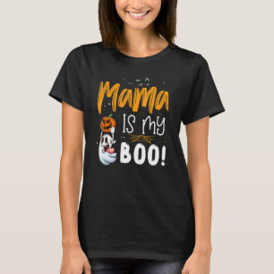 Camiseta Feliz Dia das Bruxas Mamãe é Meu Boo Família Combi