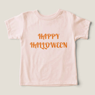 Camiseta Feliz Dia das Bruxas Negro Laranja