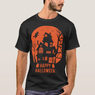 Camiseta Feliz Dia das Bruxas Presente de Roupa de