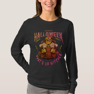 Camiseta Feliz Dia das Bruxas! Trick ou Treat, o que há com