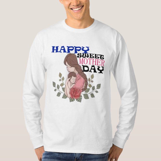 Camiseta Feliz Dia das Mães (Frente)