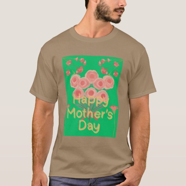 CAMISETA FELIZ DIA DAS MÃES  (Frente)