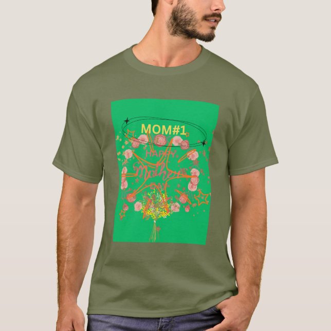 CAMISETA FELIZ DIA DAS MÃES (Frente)