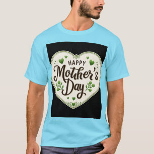 Camiseta Feliz Dia das Mães Coração.