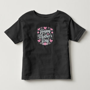 Camiseta Feliz Dia das Mães Floral Fofo Mamãe Vovó