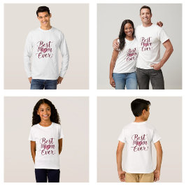 Camiseta Feliz Dia das Mães Melhor Mãe de Todos os Tempos