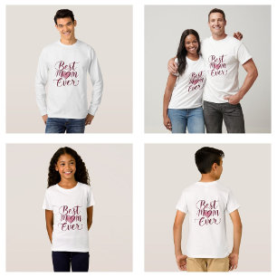Camiseta Feliz Dia das Mães Melhor Mãe de Todos os Tempos