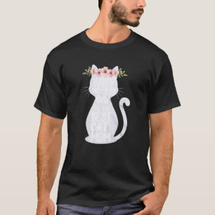 Camiseta Feliz Dia das Mães Para a Melhor Gata Mãe Gatinho