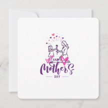 Camiseta Feliz Dia das Mães Presente para Menina