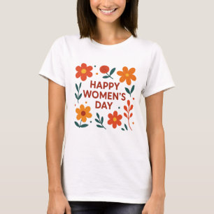 Camiseta Feliz Dia das Mulheres