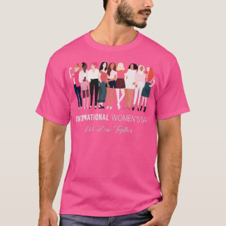 Camiseta Feliz Dia das Mulheres 8 de março de 2023