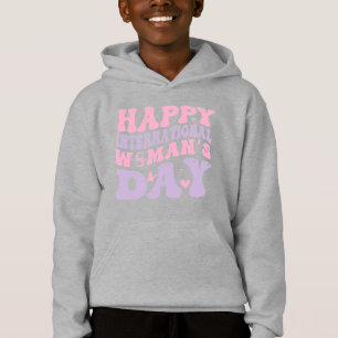 Camiseta Feliz Dia das Mulheres Design Retro