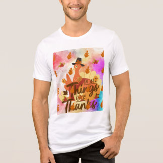 CAMISETA FELIZ DIA DE AÇÃO DE GRAÇAS