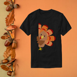 Camiseta Feliz Dia de Ação de Graças à Turquia