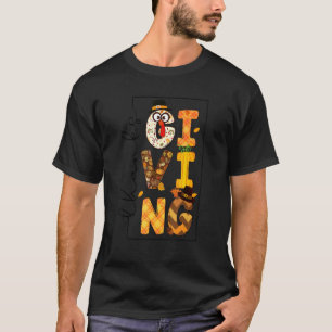 Camiseta Feliz Dia de Ação de Graças à Turquia Caiu no outo