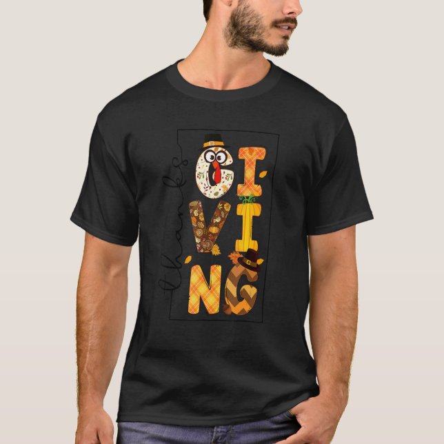 Camiseta Feliz Dia de Ação de Graças à Turquia Caiu no outo (Frente)
