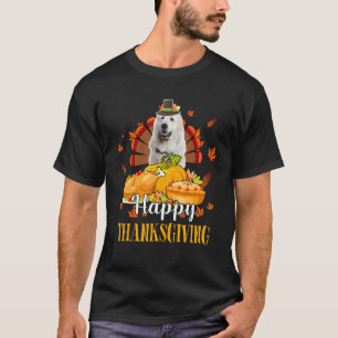 Camiseta Feliz Dia de Ação de Graças à Turquia Excelente Pi