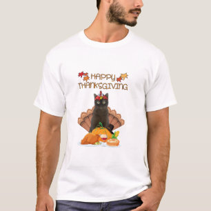 Camiseta Feliz Dia de Ação de Graças Birmanês Gift Engraçad