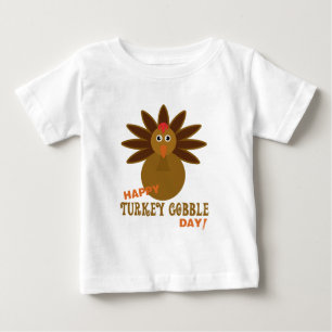 Camiseta Feliz Dia de Ação de Graças da Turquia