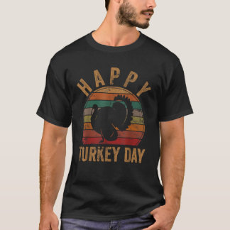 Camiseta Feliz Dia de Ação de Graças da Turquia Presentes P