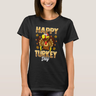 Camiseta Feliz Dia de Ação de Graças Dia de Ação de Graças