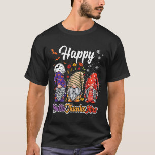 Camiseta Feliz Dia de Ação de Graças dos Gnomos de Hallotha