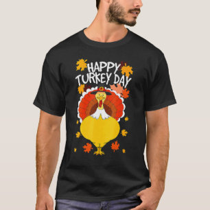 Camiseta Feliz Dia de Ação de Graças Engraçado Peregrino Pe