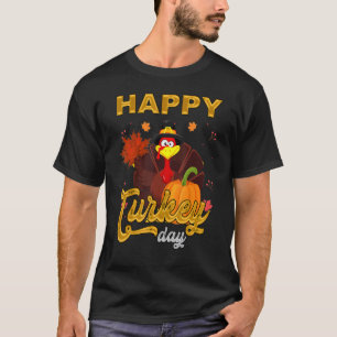 Camiseta Feliz Dia de Ação de Graças Engraçado Peregrino Tu