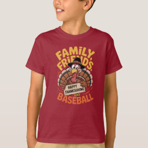 Camiseta Feliz Dia de Ação de Graças Folhas de outono