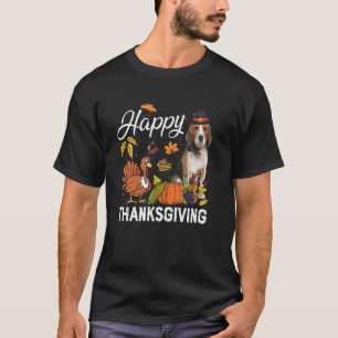 Camiseta Feliz Dia de Ação de Graças Gafanhoto Turca Pumpki