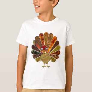 Camiseta Feliz Dia de Ação de Graças na Turquia - Camise