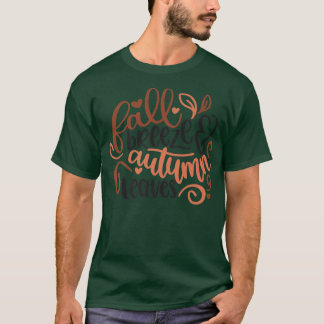 Camiseta Feliz Dia de Ação de Graças outono Pumpkin Spice
