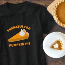 Feliz Dia de Ação de Graças pelo Pumpkin Pie
