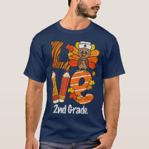 Camiseta Feliz Dia de Ação de Graças segundo Professor Turc