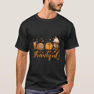 Camiseta Feliz Dia de Ação de Graças Turquia Tartaruga