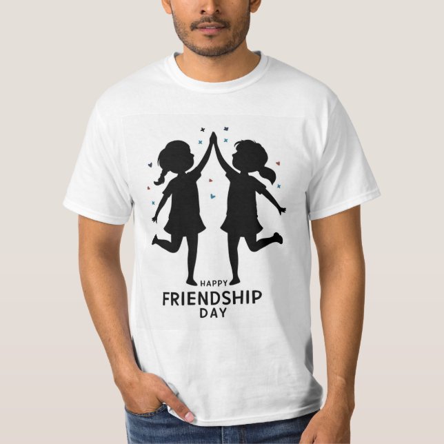 Camiseta Feliz dia de amizade (Frente)