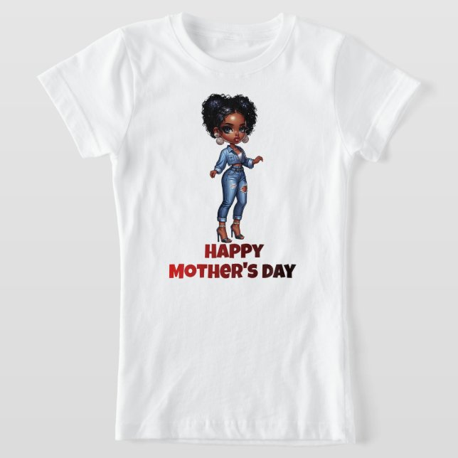 Camiseta Feliz dia de as mães (Postura )