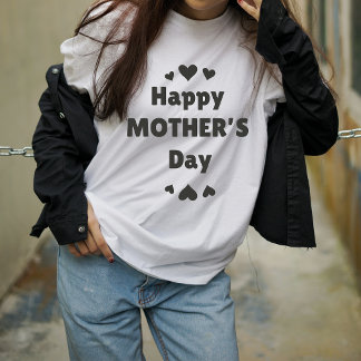 Camiseta Feliz Dia de as mães 2024 para Mulheres Mãe