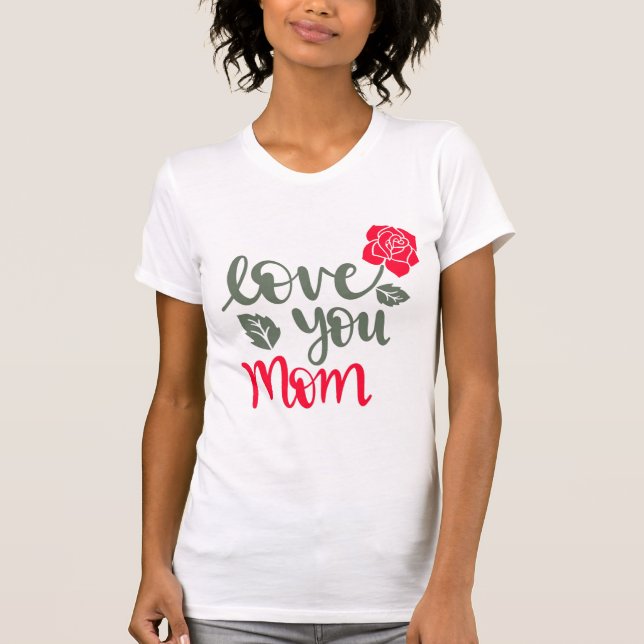 Camiseta feliz dia de as mães 2025 ama nossa mãe SHIRT (Frente)