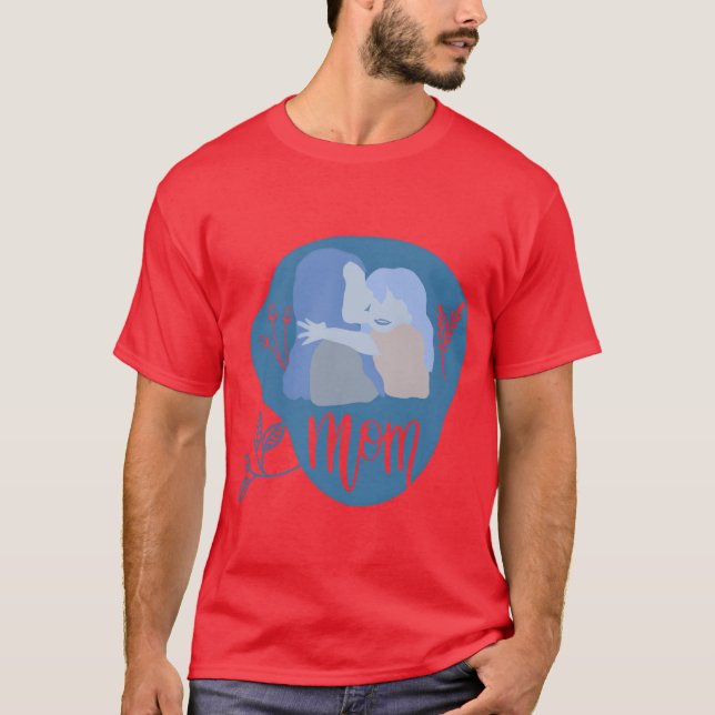Camiseta Feliz dia de as mães Boho Mãe Design Dia de as mãe (Frente)