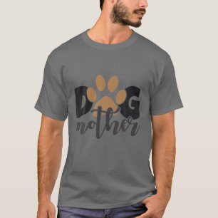 Camiseta Feliz Dia de as mães Cachorro Mamãe Cachorro Mãe D