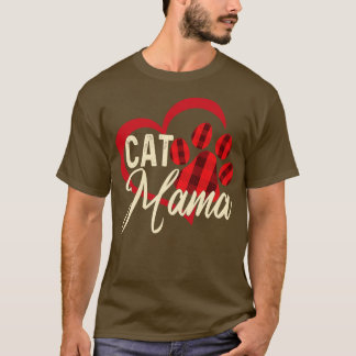 Camiseta Feliz dia de as mães da mamãe Cat