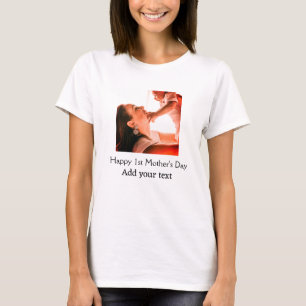 Camiseta Feliz Dia de as mães de 1rua que a melhor mãe jama
