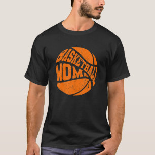 Camiseta Feliz dia de as mães de Design de basquete da Mã