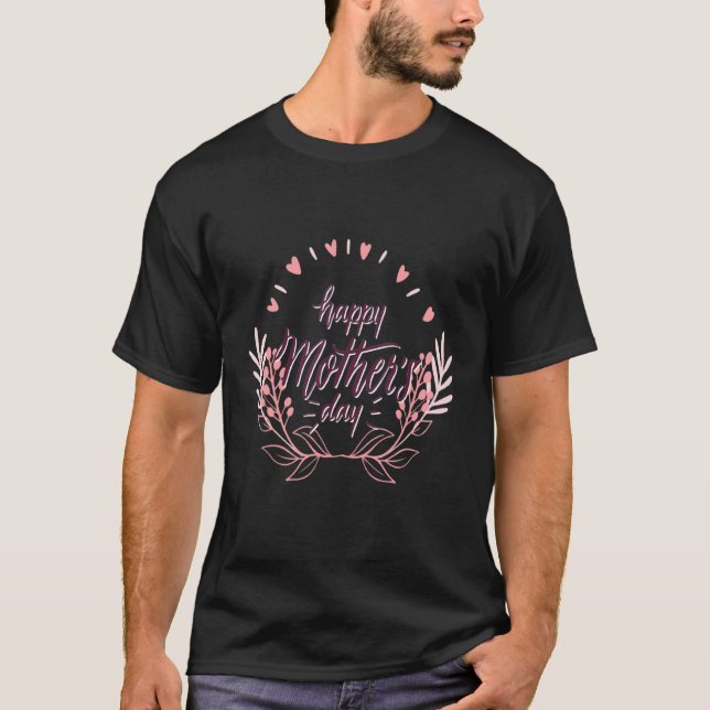 Camiseta Feliz Dia de as mães Essencial Cute (Frente)