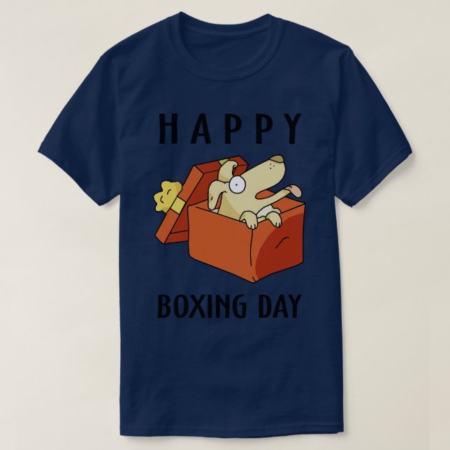 Camiseta Feliz Dia de Boxing (Frente do Design)